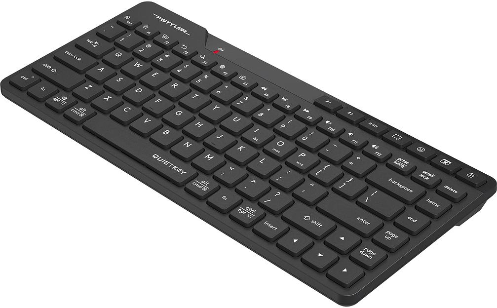 Клавиатура A4Tech Fstyler FBK26C AS черный USB беспроводная BT/Radio slim Multimedia (FBK26C AS) фото 5