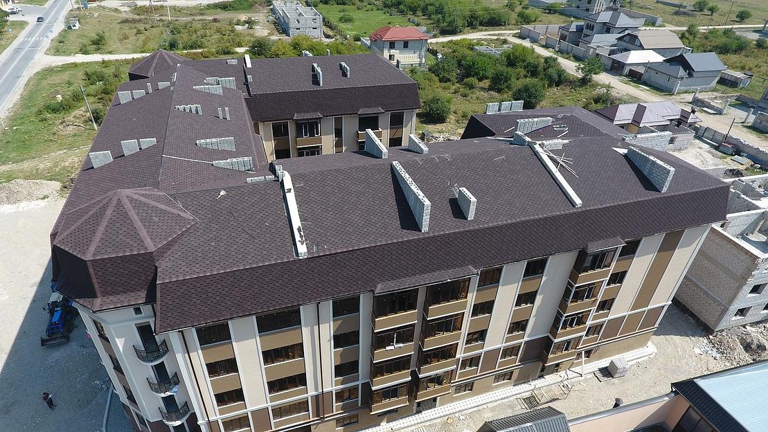 Гибкая черепица Döcke PIE Europa «Карат» коричневый опт фото 6