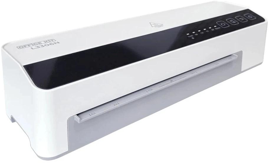 Ламинатор Office Kit L3306N белый/черный A3 (75-250мкм) 100см/мин (6вал.) хол.лам. лам.фото реверс фото 3