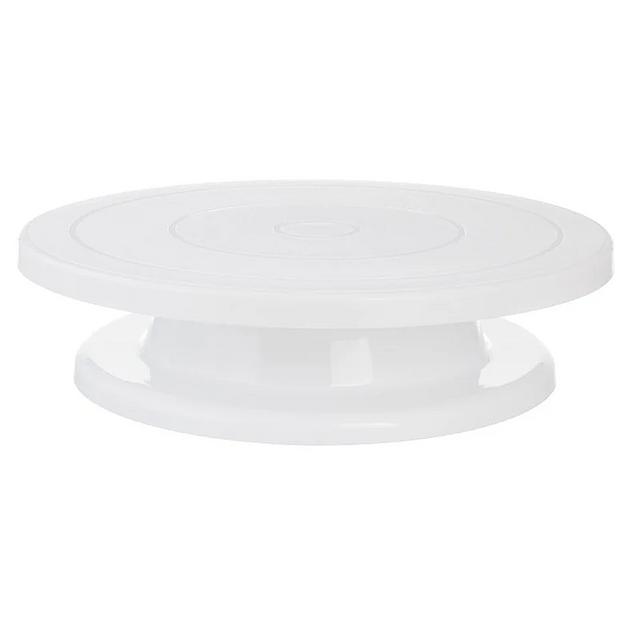 Подставка для торта пластиковая вращающаяся 28 см RA-6197 фото 1