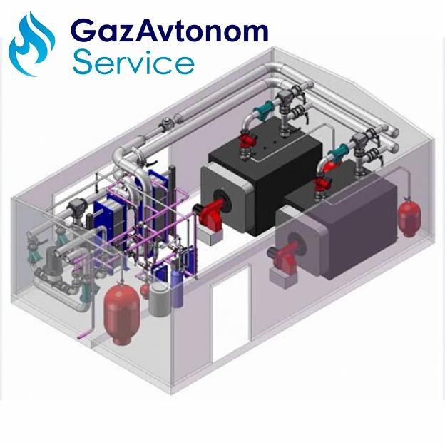 Блочно модульная котельная БМК 800 кВт фото 1