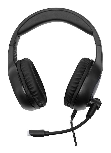 Наушники с микрофоном Оклик HS-L930G SNORTER черный 2м мониторные USB оголовье (HS-L930G) фото 6