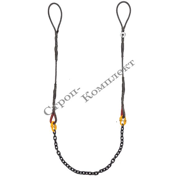 Строп комбинированный УСК3 (канат-цепь-канат) ОПТ фото 1
