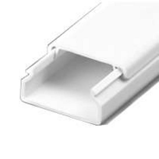 Кабель-канал 20х10 L2000 с двойным замком пластик Урал Пак КК-19020010-160 фото 1