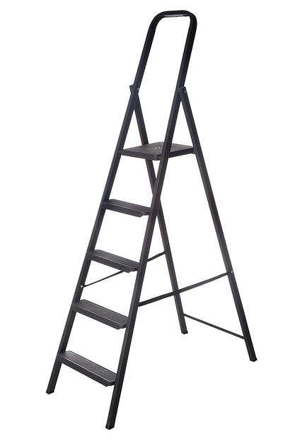 Лестница-стремянка стальная, 5 ступеней, вес 6, 25кг фото 1