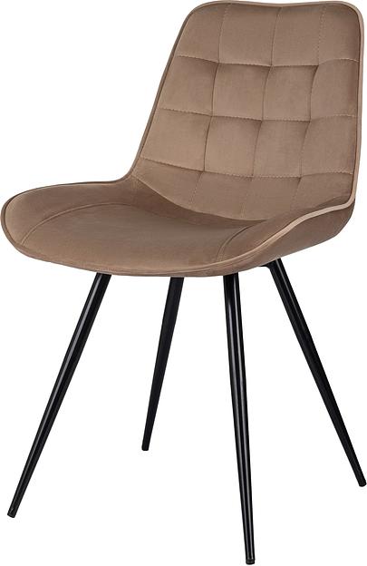 Стул для дома Бюрократ CH-K2_2 комплект 2шт св.коричневый Holland 65 металл черный на ножках (CH-K2_1/HL65_2) фото 5