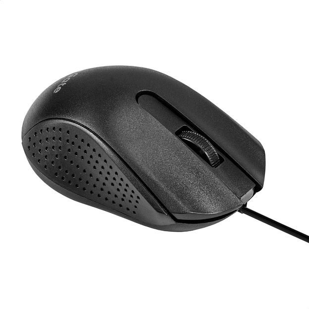 Мышь ExeGate Professional Standard SH-8012L (USB, оптическая, 1000dpi, 3D, 3 кнопки и колесо прокрутки, длина кабеля 2м, черный, Color Box) фото 1