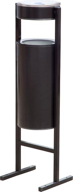 Урна уличная с пепельницей 25 литров черный фото 1