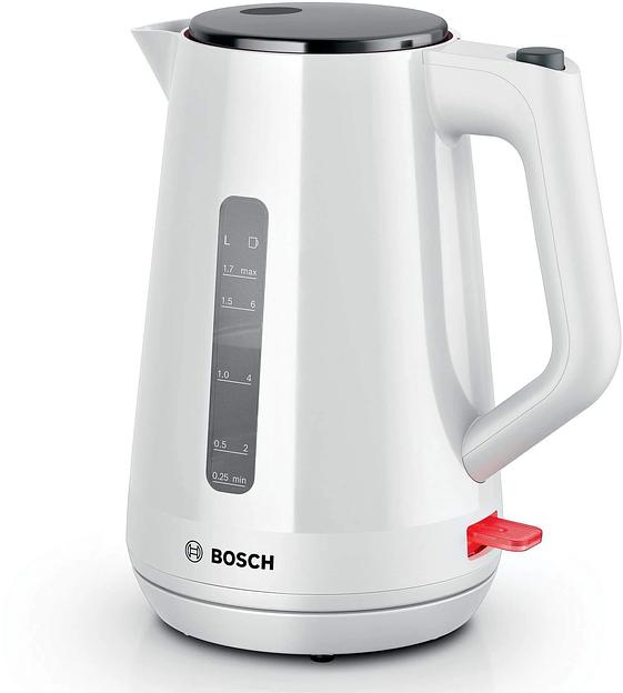 Чайник электрический Bosch TWK1M121 1.7л. 2400Вт белый корпус: пластик фото 1