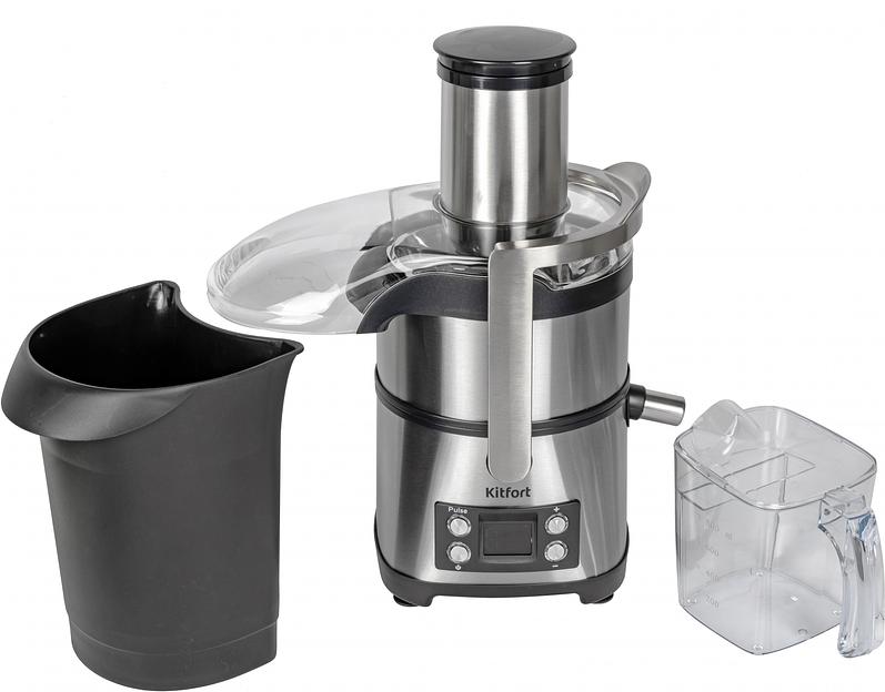 Кухонный комбайн Kitfort KT-1395 800Вт серебристый/черный фото 6