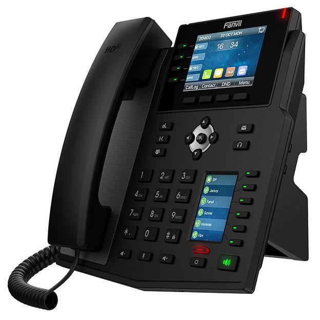 Телефон IP Fanvil X5U черный фото 8