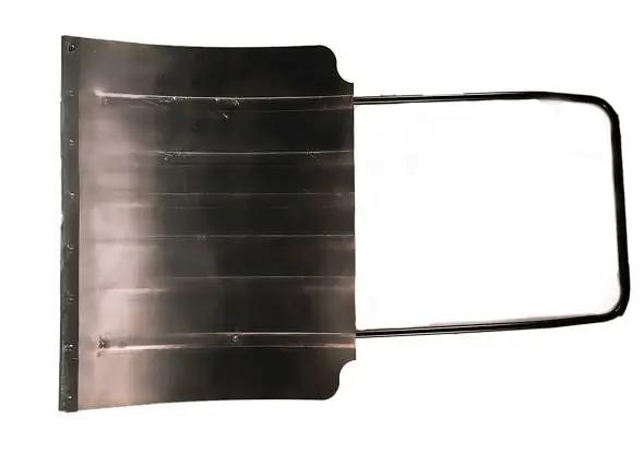 Движок алюминиевый формованный большой 750х600 мм с металлической планкой, арт.СНЕГ-04.26 ОПТ фото 1