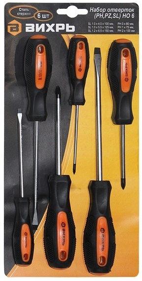 Набор отверточный Вихрь 73/6/2/13 6 предметов фото 1