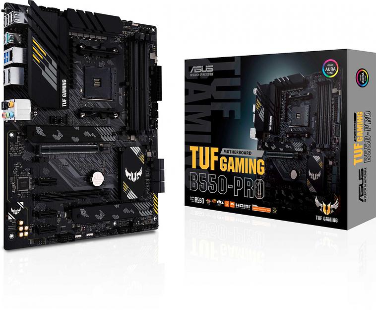 Материнская плата Asus TUF GAMING B550-PRO Soc-AM4 AMD B550 4xDDR4 ATX AC`97 8ch(7.1) 2.5Gg RAID+HDMI+DP фото 6