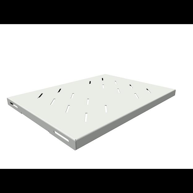 Полка стационарная усиленная для шкафов глубиной 600мм, (глубина полки 350мм) распределенная нагрузка 120кг, цвет-cерый (SNR-SHELF-06035-120G) фото 1