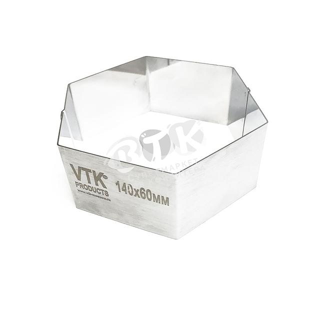 Форма-резак шестигранник 140х60 мм фото 3