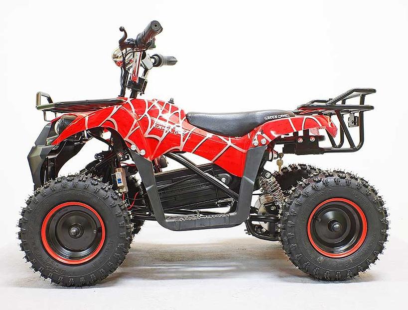 Квадроцикл GreenCamel Гоби K40 (36V 800W R6 Цепь) быстросъём, красный паук фото 4