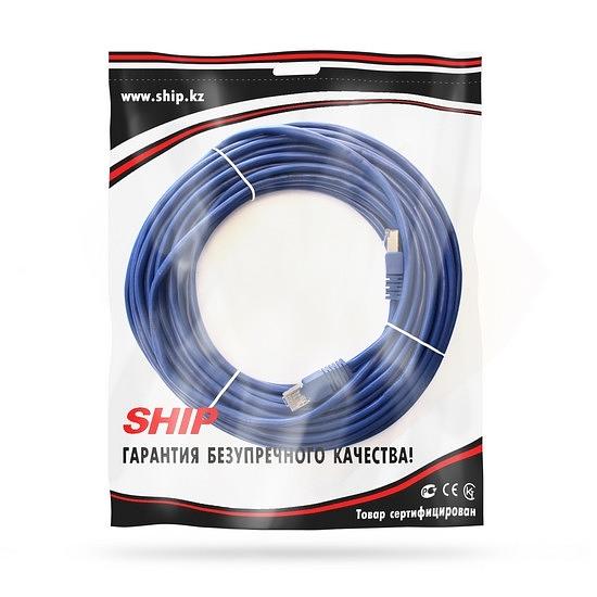 Патч Корд  SHIP  S4025BL1500-P  Cat.5e  FTP  RJ-45  15 м  Синий  Экранированный  Пол. пакет фото 2