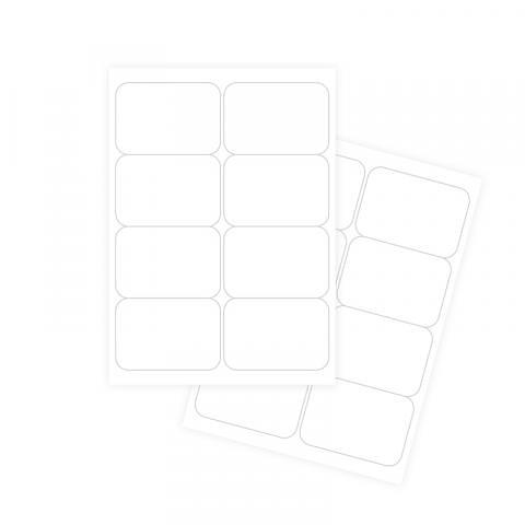 Наклейки А4, 99,1x67,7мм, 8 шт/лист, 100 листов, Forofis фото 1