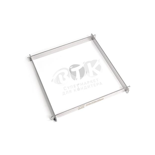 Рамка для конфет и шоколада 220х220х20 мм нержавеющая сталь фото 2