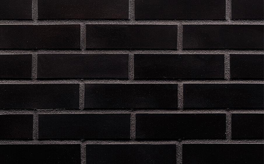 Клинкерная плитка под кирпич King Klinker Free Art 17 Onyx black, 250*65*10 мм фото 1