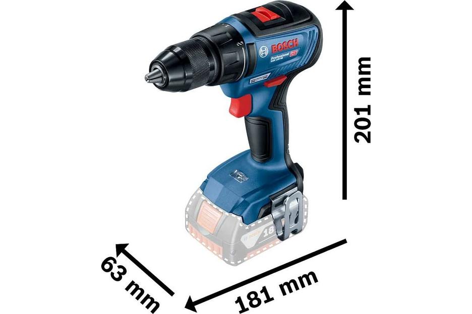 Дрель-шуруповёрт аккумуляторная Bosch GSR 18V-50 Solo фото 5