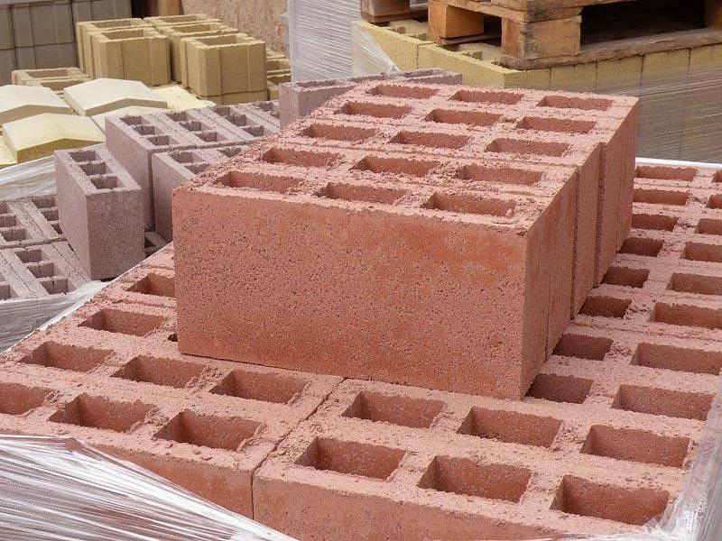 Шлакоблок заборный красный 19×19×39 фото 7