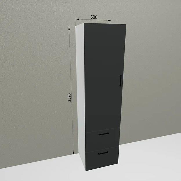 Шкаф распашной Sanvut 600х500х2325 мм арт.Ш69ЯБ2 ОПТ фото 10