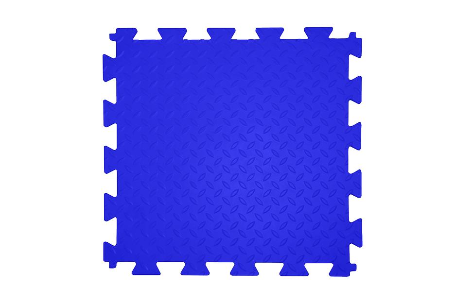 Резиновая плитка «Rubber Grain», 12 мм, 475х475 мм, синяя фото 1