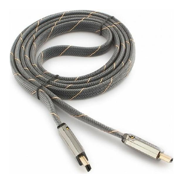 Кабель HDMI Cablexpert, серия Platinum, 1,8 м, v2.0, M/M, плоский, позол.разъемы, металлический корпус, нейлоновая оплетка, блистер (CC-P-HDMI04-1.8M) фото 1