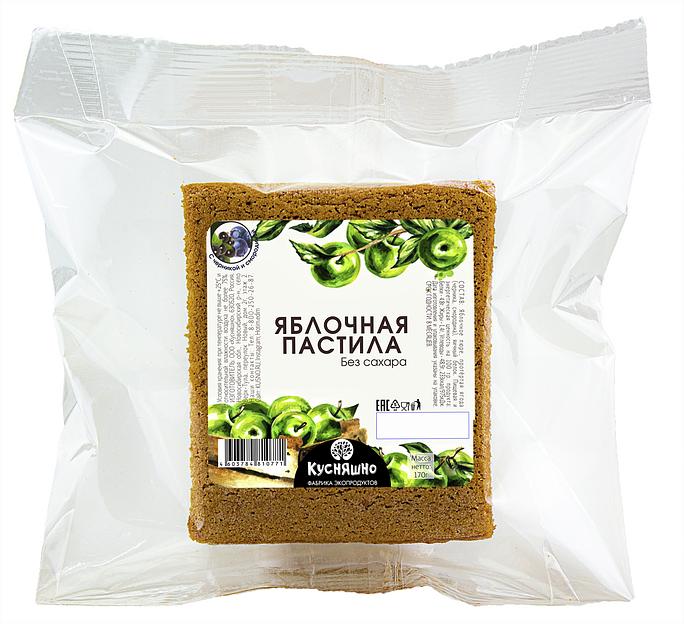 Пастила без сахара «Кусняшно» с черникой и смородиной 170 г ОПТ фото 1