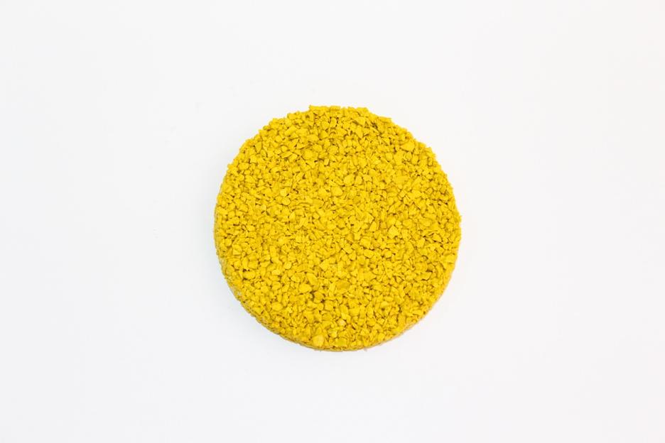 Резиновая крошка EPDM 1,5-3,5 мм жёлтая ОПТ фото 1