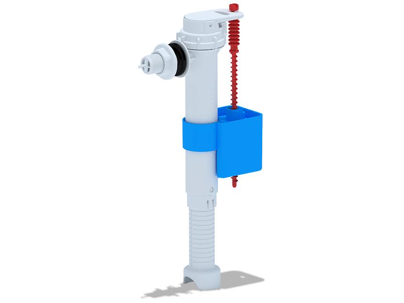 Арматура боковая для бачка унитаза 1/2' платиковыйштуцер фото 1