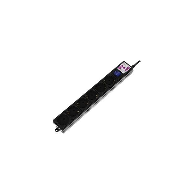 Сетевой фильтр PowerCube SPG6-B3M, 3м, черный фото 1