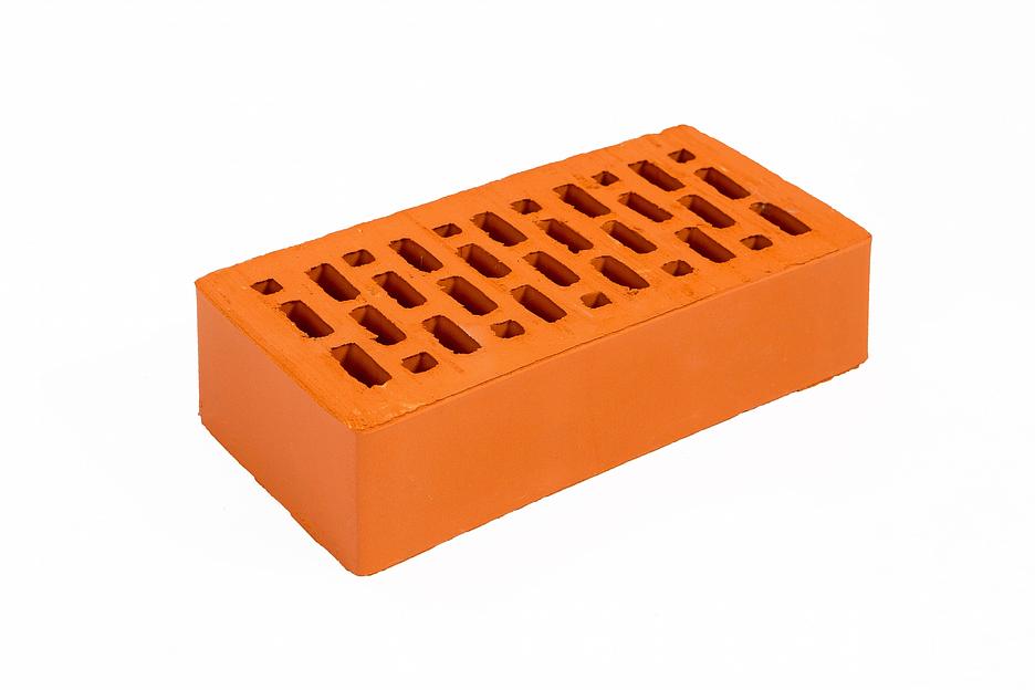 Рядовой красный одинарный кирпич М125 Опт фото 1