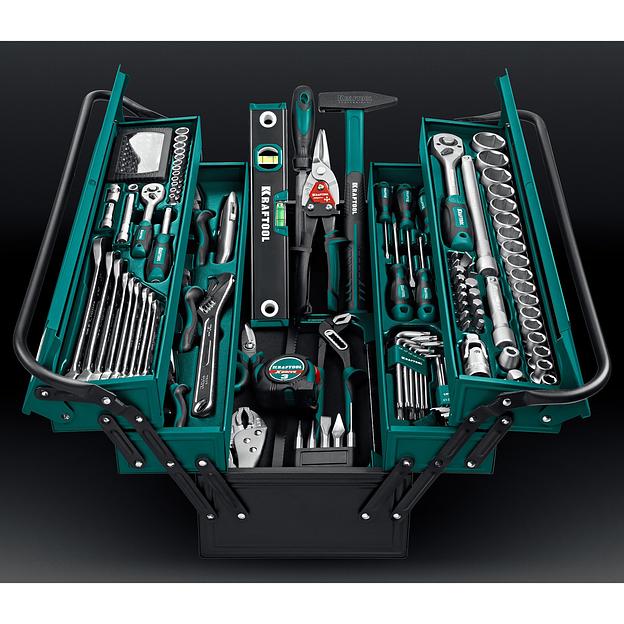KRAFTOOL GRAND-152, 152 предм., (1/2″+1/4″), Универсальный набор инструмента (27978-H152) фото 8