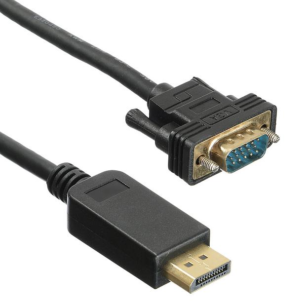 Кабель Buro 1.1v BHP DPP_VGA-2 DisplayPort (m) VGA (m) 2м фото 3