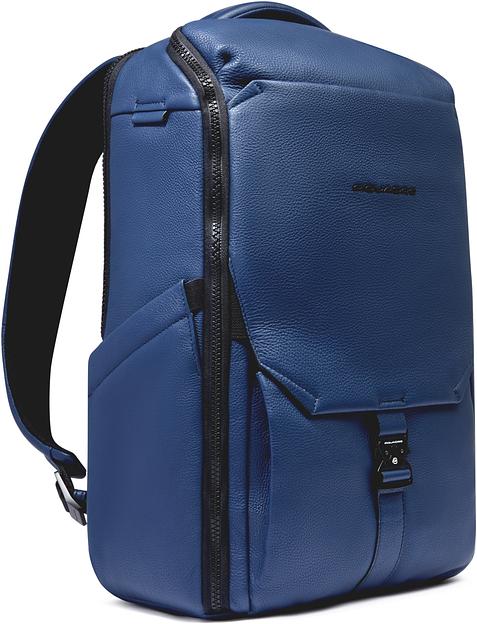 Рюкзак Piquadro Than CA6611S135/BLU синий кожа фото 2