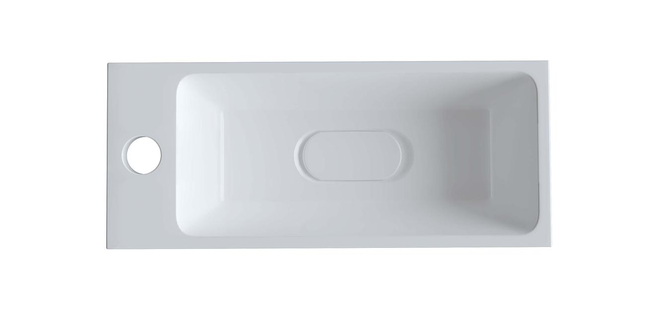 Раковина для ванной полувстраиваемая Uperwood Modul 50 см, белая глянцевая фото 5