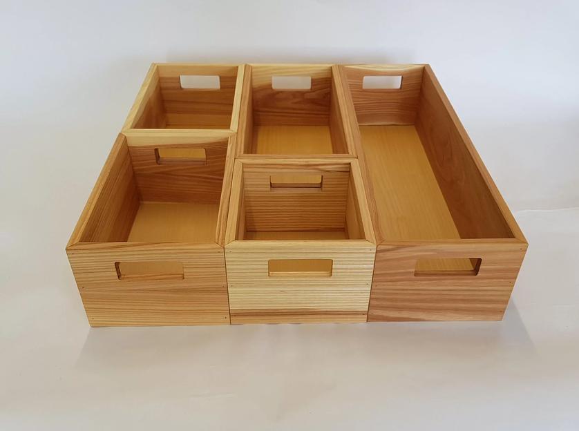 Деревянный контейнер для столовых приборов BOX 5 универсальный ОПТ фото 5