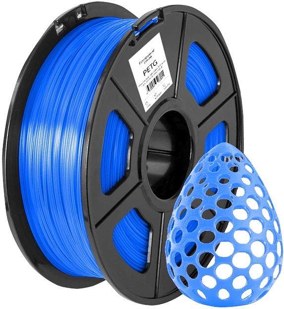 Пластик для принтера 3D Cactus CS-3D-PETG-1KG-T-BLUE PETG d1.75мм 1кг L330м 1цв. фото 1