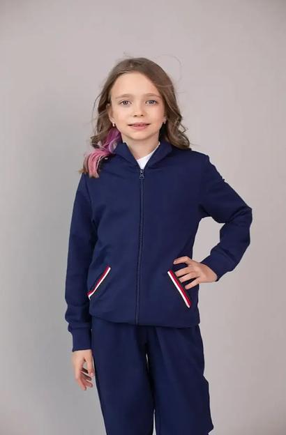 Костюм спортивный на девочку KristiKlo синий ОПТ фото 3