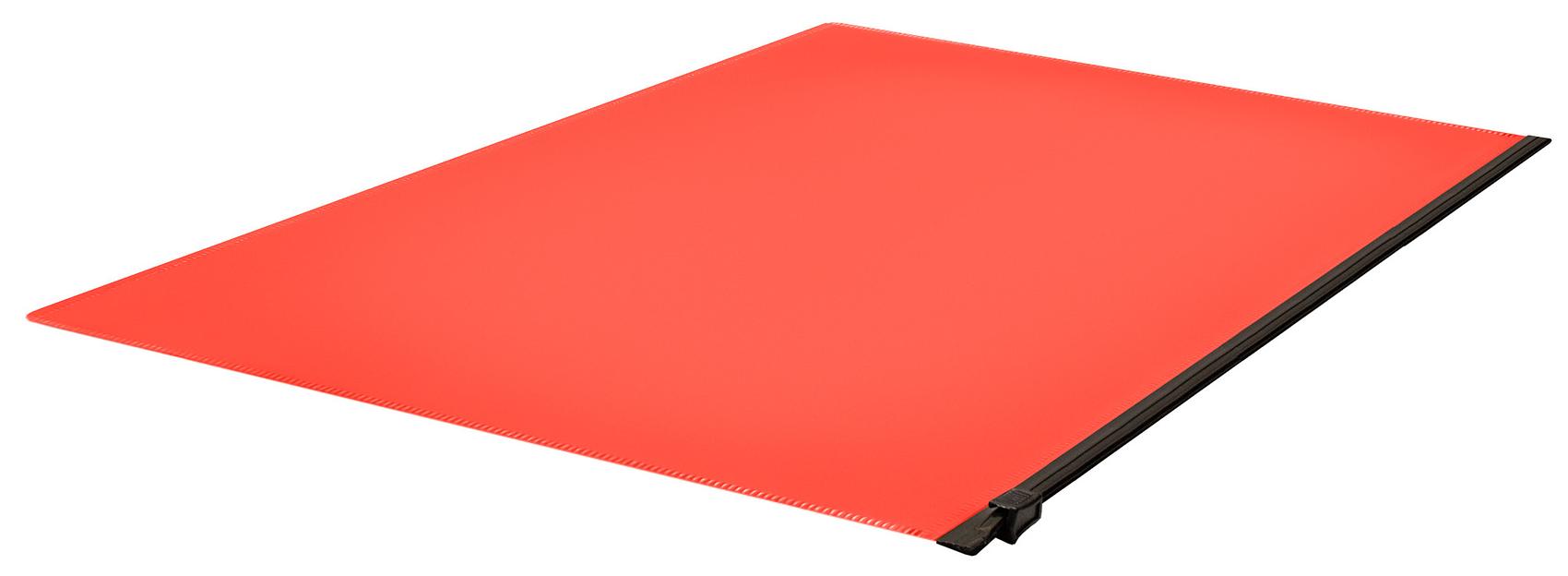 Папка на молнии ZIP Бюрократ -BPM4APINKBL A4+ полипропилен 0.15мм коралловый цвет молнии черный фото 2