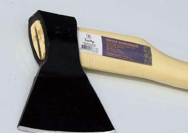 Топор хозяйственный кованый 1,2 кг., А1, в сборе ОПТ фото 1