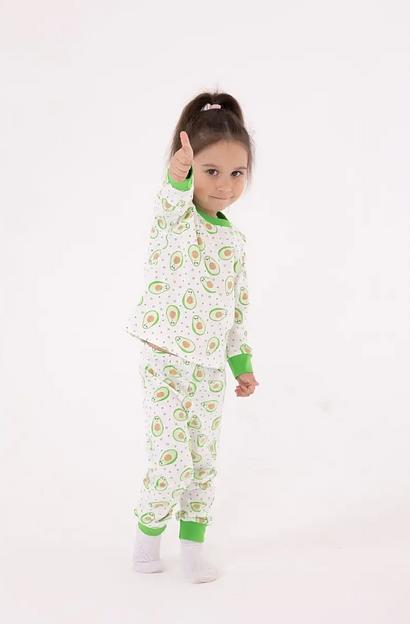 Пижама для девочек «Авокадо» Золотой ключик, опт фото 3