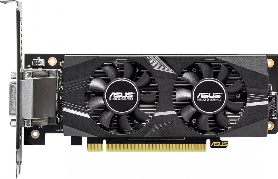 Видеокарта Asus PCI-E 4.0 RTX3050-O6G-LP-BRK NVIDIA GeForce RTX 3050 6Gb 96bit GDDR6 1507/14000 DVIx1 HDMIx1 DPx1 HDCP Ret low profile фото 1
