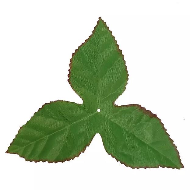 Лист тройной розы с кантом FC-35 14,5см (8,5см от центра) (1307 шт/кг) фото 1