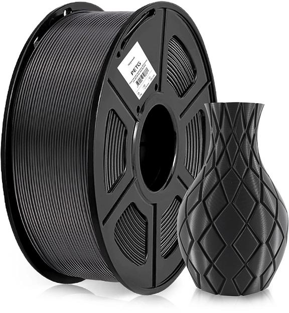 Пластик для принтера 3D Cactus CS-3D-PETG-1KG-BLACK PETG d1.75мм 1кг 1цв. фото 1