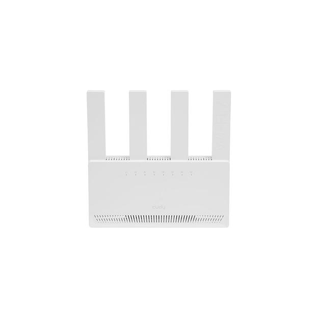 Wi-Fi роутер CUDY WR3600E, Wi-Fi 7, BE3600, 2.4/5ГГц, 3 LAN, белый фото 1