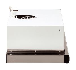 Вытяжка встраиваемая Elikor Интегра 45П-400-В2Л белый/нержавеющая сталь управление: кнопочное (1 мотор) фото 3